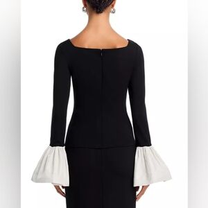 Elegant Black and White Women's Dress